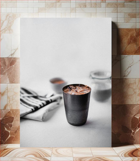 Πίνακας Coffee In Metal Cup Coffee In Metal Cup 80x120