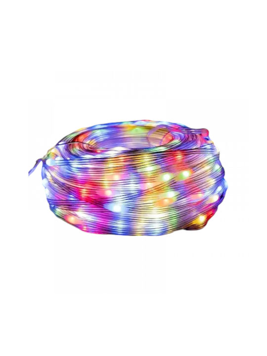 100 Lămpițe LED 10m. Multicolore tip Șir 1buc