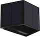 Elmark El1321 Wall Mounted Solar Light 2.7W 40lm with Warm White Light 3000K IP54 10x15.5x9.7cm