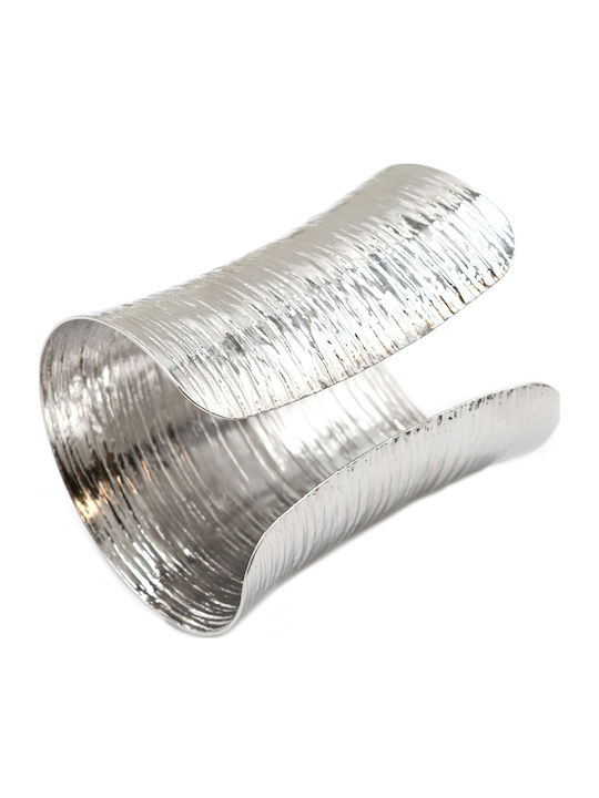 Poco Loco Women's Handcuff Bracelet Made of Stainless Steel 7.5cm