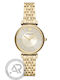 Emporio Armani Gianni T-Bar Women's Watch Chronograph with Gold Metal Bracelet