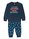 Dreams by Joyce Pijama pentru copii De iarnă Blue Do Not Disturb