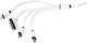 Omega Usb Cable Microusb Miniusb Lightning Apple 30-pin 4in1 Ouck4wb
