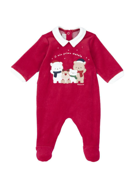 Chicco Baby Bodysuit Velvet Red
