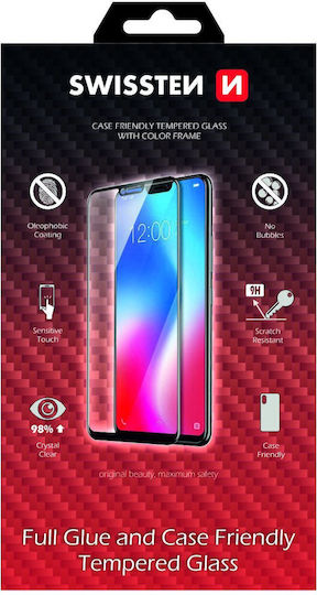 Swissten Full Face Tempered Glass for Apple iPhone 14