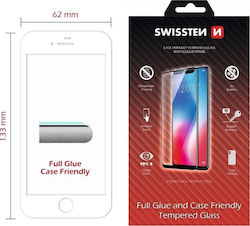 Swissten Full Face Tempered Glass Apple iPhone 7 8 White Swissten Full Face Tempered Glass Apple iPhone 7 8 White