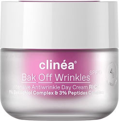 Clinea Bak Off Wrinkles Rich Αντιγηραντική Κρέμα Ημέρας 50ml