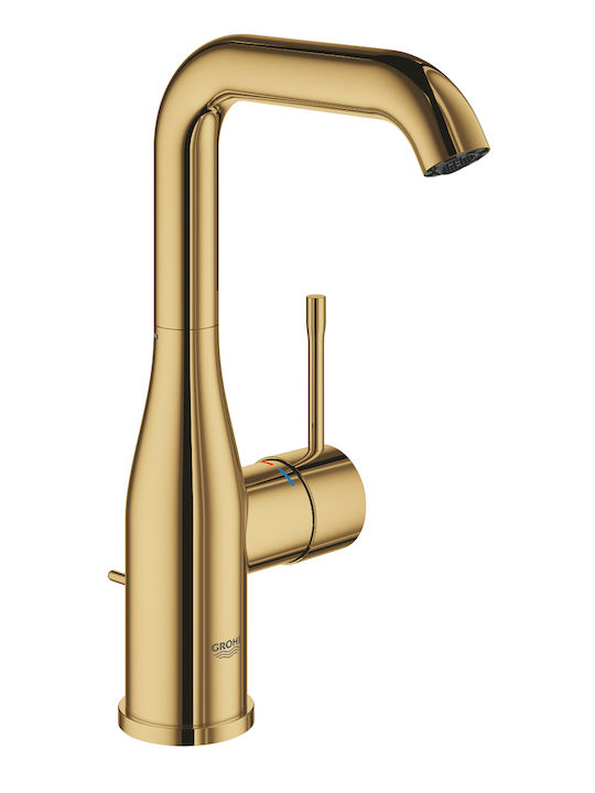 Grohe Essence Αναμεικτική Μπαταρία Νιπτήρα Ψηλή Χρυσή