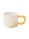 Glossy Ceramic Mug Pufo Tea Coffee 250 ml Yellow