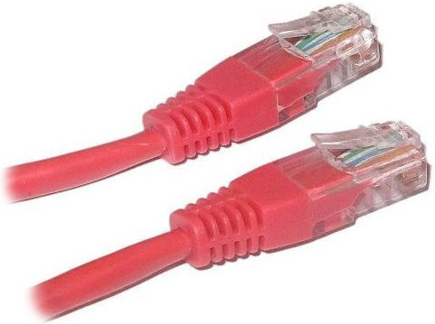XtendLan U/UTP Kat.6 Ethernet-Netzwerkkabel 2m Rot 1Stück (PK_6UTP020red)