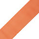 Elastisch Glänzend Dünn Orange 5cm Meter