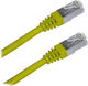 XtendLan S/FTP Cat.6a (Gigabit) Мрежов Кабел Ethernet 0.5м Жълт