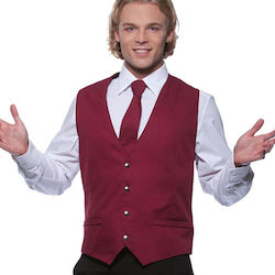GGM Gastro Bărbați Vestă de siguranță Burgundy