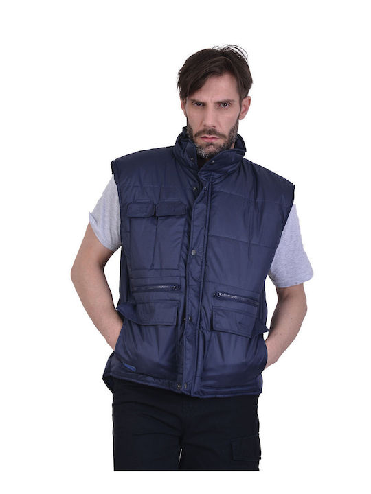 Ergo Waterproof Men's Safety Vest Blue