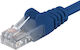 PremiumCord U/UTP Cat.6 (Gigabit) Καλώδιο Δικτύου Ethernet 0.5m Μπλε