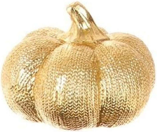 Atmosphera Christmas Figure Pumpkin Gold Height 14cm