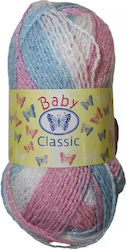 Petalouda Baby Classic in Rosa mit Blau und Wei...