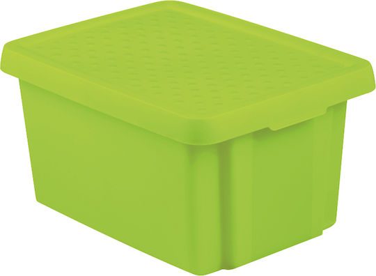 Cutie de depozitare Essentials 16l cu capac 30x39x21cm Verde