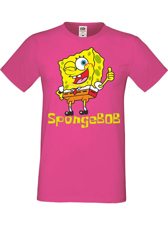 Men's Spongebob Squarepants T-shirt Pink