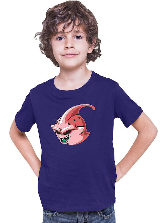 Kid T-shirt Dragon Ball Z Tralala Majin Buu 01 Navy