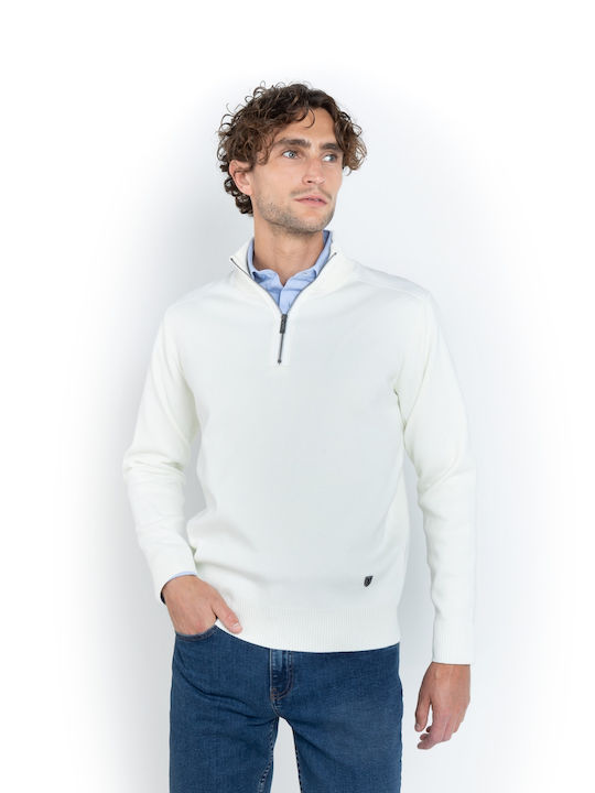 The Bostonians Long Sleeve Sweater White