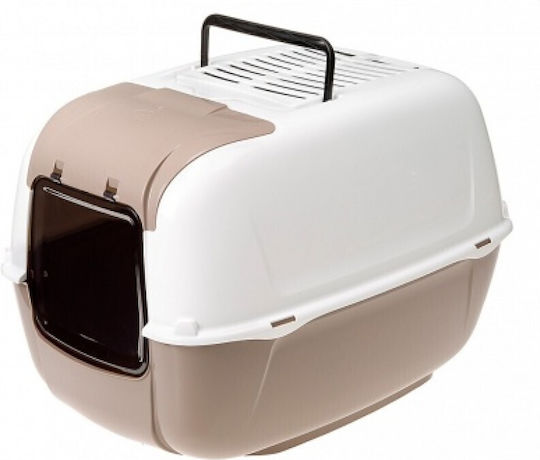 Ferplast Cabrio Cat Toilet Closed Beige L39.5 x W52.5 x H38cm