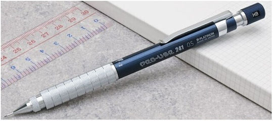 Platinum Mechanical Pencil for Drawing made of Resin Blue