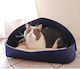 Animal Nest Katze Blau 45x45x35cm