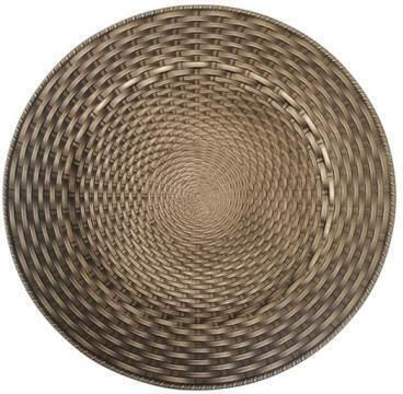 Atmosphera Serving Platter made of Porcelain Gray