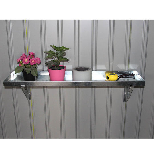 Steelen Βάση για Πέργκολα Ράφι από Μέταλλο 80x20cm