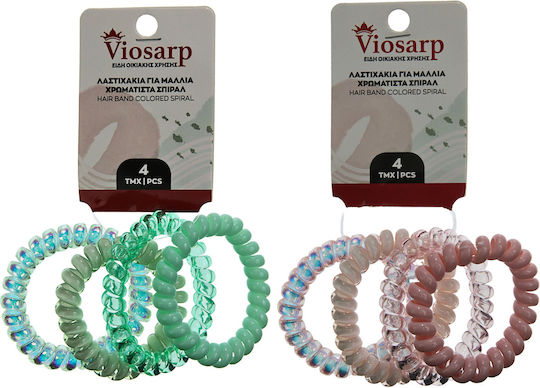 Viosarp Coil Scrunchies 4pcs