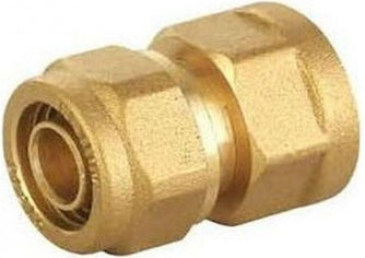 Novara Rubinetterie Female Compression Tube Fitting Brass 1/2" 16mm 00875-d