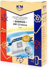K&m Vacuum Cleaner Bags Daewoo 4 Pieces K&m Vacuum Cleaner Bags Daewoo 4 Pieces