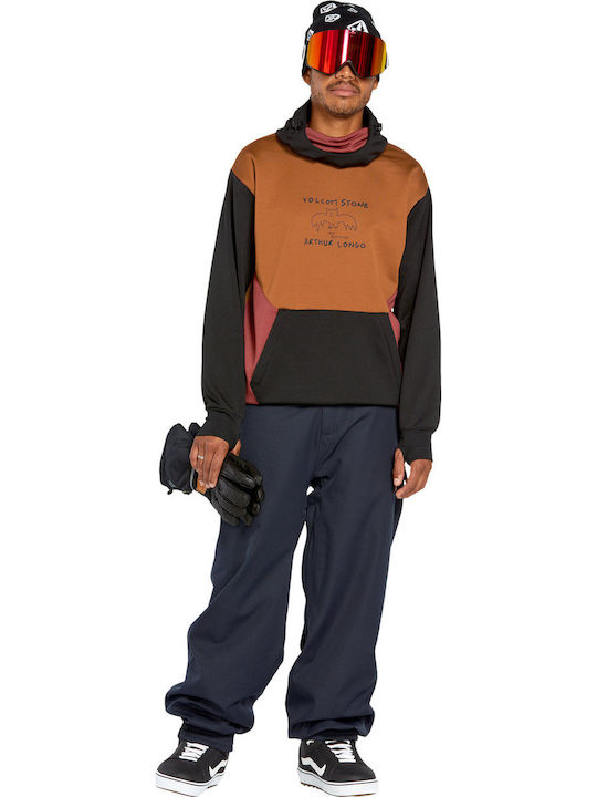 Volcom Hydro Riding Sweatshirt mit Kapuze Caramel