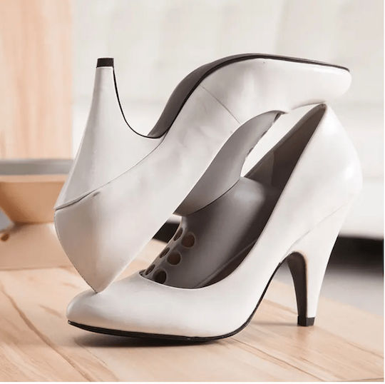 Plastic Shoe Storage Stand in Grey Color 20x8cm 12 Pieces