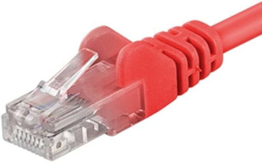 PremiumCord U/UTP Cat.6 Ethernet Network Cable 0.25m Red