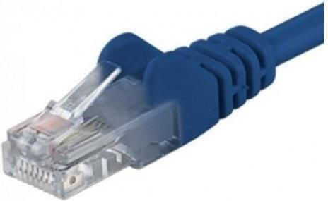PremiumCord U/UTP Кат.6 (Gigabit) Мрежов Кабел Ethernet 0.25м Син