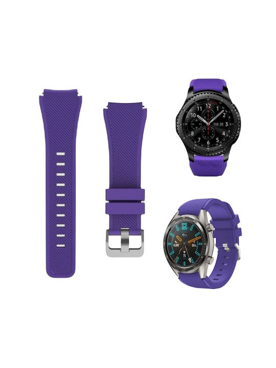 Beste Zubehör Silikonarmband Lila Huawei Watch 5 5 Pro 46mm Watch 4 4 Pro 46mm Watch 3
