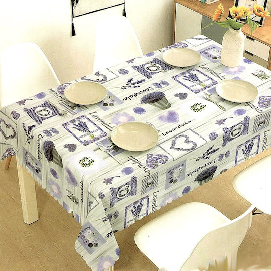 Τραπεζομάντηλο Purple Lavender 140x180εκ. Τραπεζομάντηλο Purple Lavender 140x180εκ.