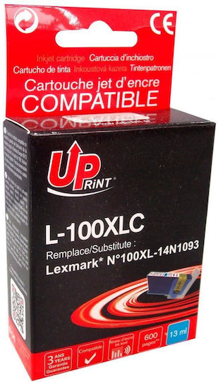 Ink Cartridge Uprint 14n1093 Lexmark 100xl/lex S305 S405 S505 S605 Pro705 Pro805 Cyan