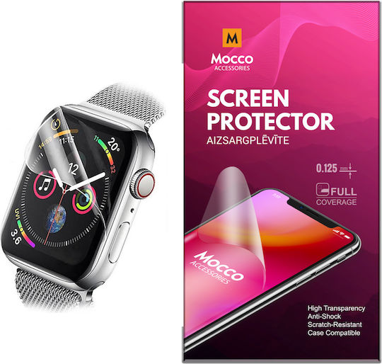 Mocco Vollabdeckung 0,125mm Klarer Displayschutz Apple Watch 38mm