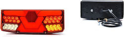 Multifunktionale LED-Rückleuchte 1062 W138dp 12V-24V 6 Funktionen War