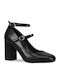 Pumps mit Riemchen Schwarz