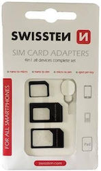 Swissten Sim Card Adapter Kit + Needle