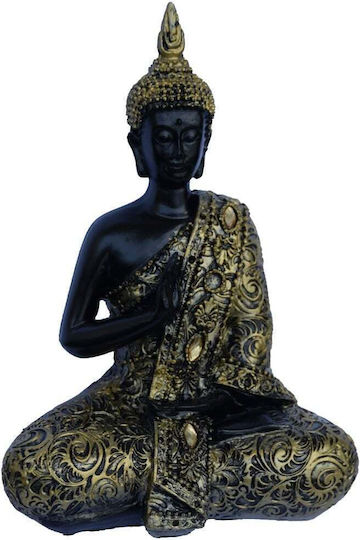 Dekorativer Buddha aus Polyresin 19cm 1Stück