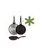 Natura Ø24cm Induction Brown Baking Pan with Cap