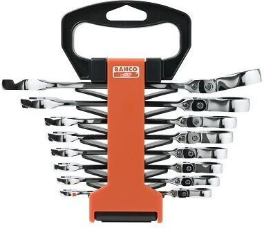 Set Ratchet Combination Wrenches 41rm 8-19mm 8 Pcs