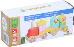 Marionette Wooden Toys Сет с Влакче от Дърво за 3+ години+ Години