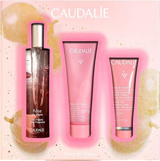 Caudalie Rose De Vigne Γυναικείο Σετ με Eau de Parfum και Shower Gel 3τμχ