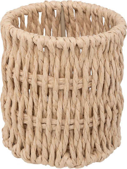 Paper Pencil Holder in Beige Color 1pcs 9.5x9.5x10cm